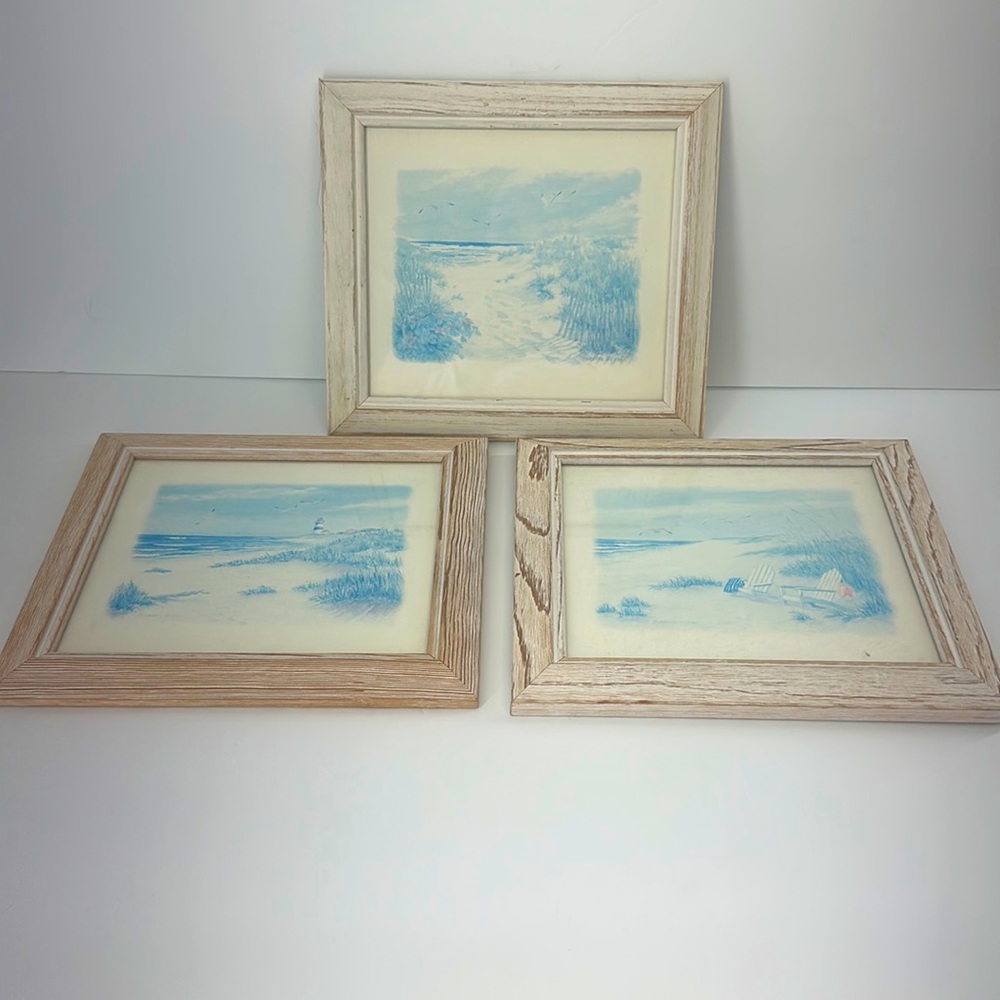 Distressed beach photos and frames